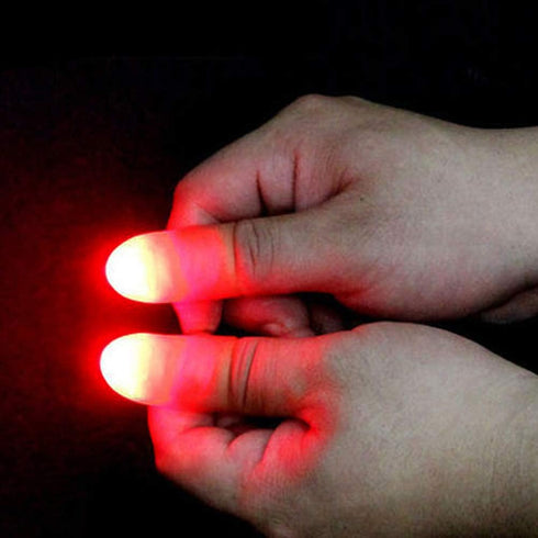 VANTIYAUS Finger Lamps (3 Packs/6PCS) - Thumbs Magic Prop Party Bar Show Perform Lamp, Prank Tool for Halloween