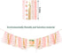 Derzhssg 1st Peach Theme Baby Birthday Banner - High Chair Banner, Sweet Peach Birthday Decorations, Crush Cake Photo