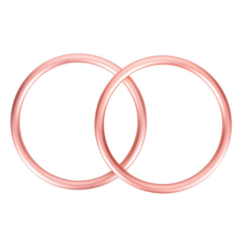 Accmor 3 inch, Aluminium Baby Sling Ring Soft Wrap Carrier Rings Accessory for Infants Toddlers Newborn Kids, Rose Gold