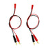 4mm Male Banana Plug Connector Charge Lead to JST, 20awg Soft Silicon Charging Cable Wire 30cm (Pack of 2)