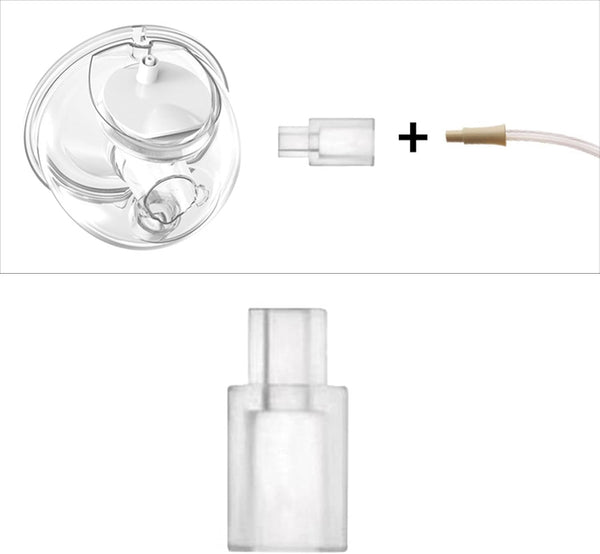 HYROOY Breast Pumps Connector Tubing Adapter Wearable Breast Pumps Silicone Connector Breast Pumps Replacement