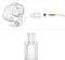 HYROOY Breast Pumps Connector Tubing Adapter Wearable Breast Pumps Silicone Connector Breast Pumps Replacement