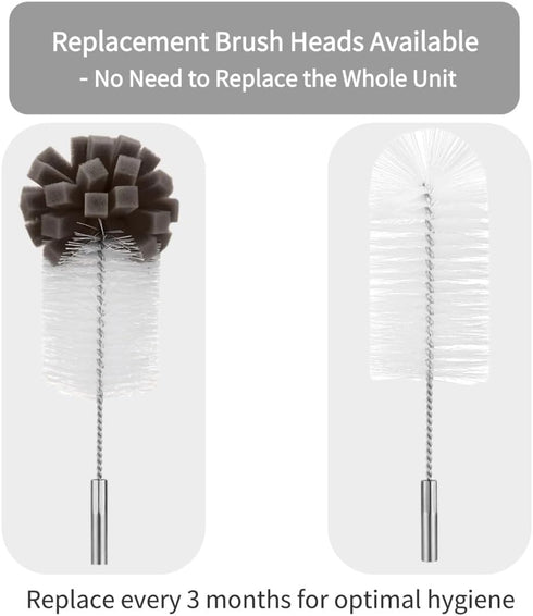 Benifi 11 1 Electric Bottle Cleaner Pro, in Baby Bottle Brush with Drying Rack, Sponge Brush, Silicon Brush, Formula