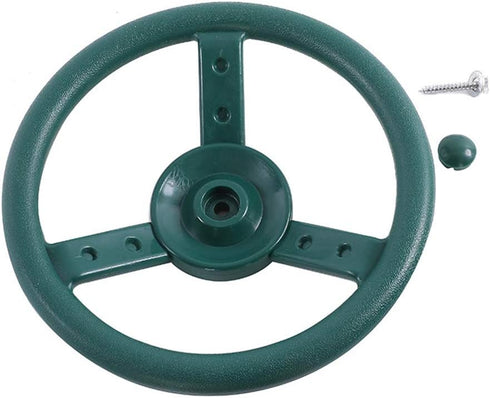 Pirate Ship Wheel Playground Toy for Kids, Amusement Park Outdoor Garden Steering Climbing Frame Gift, Lightweight