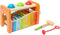 Hape Pound & Tap Bench with Slide Out Xylophone, Award Winning Wooden Musical Toy for Toddlers