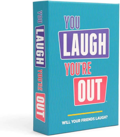 DSS Games You Laugh You're Out Party Game with Hilarious Charades - 125 Prompt Cards for Family Game Nights Ages 14+
