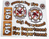 Toy Restore Replacement Decals Fire Firetruck DIY Emergency Ride-on Car Truck