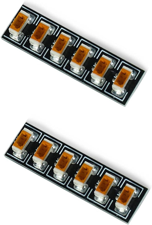 BrickBling 6-Port Expansion Boards, Light Up Your Bricks, Connect LED Lights (2 Pieces)