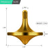 Premium Stainless Steel Spinning Top, Exquisite Metal Desk EDC Fidget Toy, Spins Over 6 Minutes, Bronze, 34mm