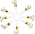 lasenersm 30 Pieces Party Blower Noisemakers, Funny Blowouts and Musical Party Horns in Golden