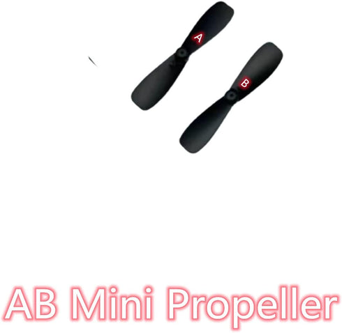 skrnrhrery 0.8MM 46/42/37/MM (37mm) mini Propeller, Suitable for RC Aircraft Special Nylon Props Central axis Blade