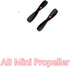 skrnrhrery 0.8MM 46/42/37/MM (37mm) mini Propeller, Suitable for RC Aircraft Special Nylon Props Central axis Blade