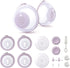 (24mm) Rumble Tuff- Slim Cups Wearable Hands-Free Collection Cups for Breastfeeding Babies & Mothers with Insert Kits |