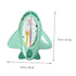 Cartoon Bath Thermometer Green Water Temperature Measurement Tool for Safe Baths Durable Material Quick Accurate