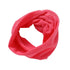 Qandsweet Baby Headbands, Circle Bows Knotted Soft Silk Nylon Headwraps for Newborn Infant Toddlers