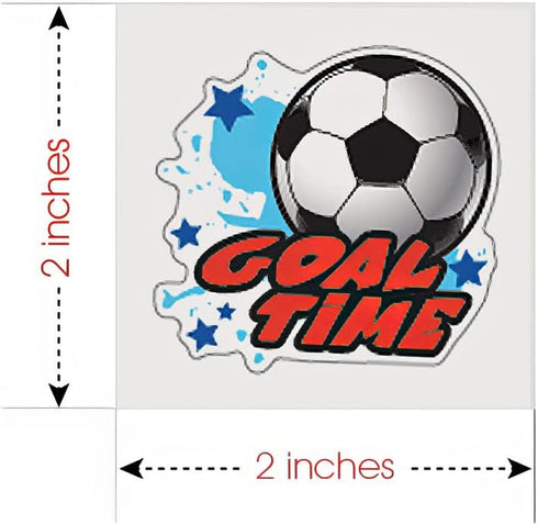 ArtCreativity Sports Individual Pre-Cut Temporary Tattoos for Kids, Pack of 144 Non-Toxic Sport Tattoos (2 Inch)
