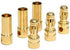 20 Pairs 3.5mm Male & Female Gold Banana Plug Bullet Connector Plug for RC Battery ESC Motor +1 Lipo Battery Strap