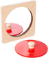 Montessori Baby Toys Play Kit, Mirror Peekaboo Knob Puzzle, Spinning Drum and Rainbow Fabric Ball Kit for 6-12 Months