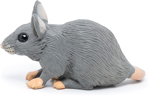 Papo Hand-Painted Figurine - Wild Animal Kingdom - Grey Mouse - 50205 - Collectible for Children 3 Years Old and Up
