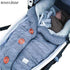 insular Warm Baby Sleeping Bag Envelope Winter Kid Sleepsack Footmuff Stroller Knitted Sleep Sack Newborn Knit Wool