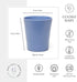 Bamboo Drinking Cup for Kids, Set of 4 Reusable Eco Friendly Dinnerware for Toddlers, 10 Ounce