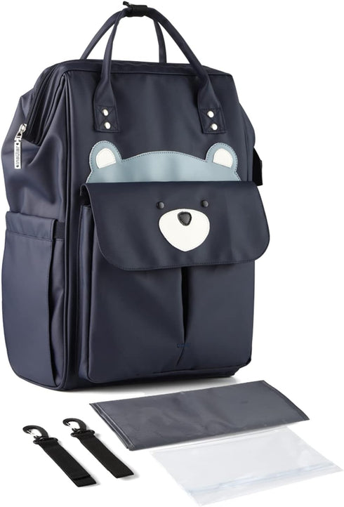 SONARIN Stylish Large Capacity Diaper Bag Backpack,Travel Nappy Changing Bag Mommy Bag with