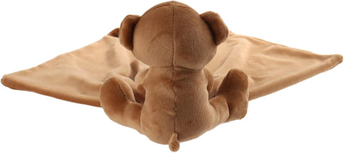 Apricot Lamb Brown Teddy Bear Stuffed Animals Security Blanket, 13 Inches Luxury Snuggler Plush