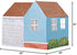 Kid Trax Easy Pop Up Kids Magical Play Tent - Large Openings with Carrying Case, Easy Storage, Blue