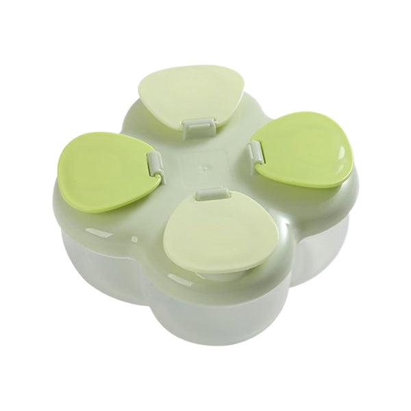Generic Milk Powder Dispensing Box, 4 Separate Compartments Design, 115.5cm, Non-Spill Formula Container,