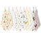 norinori Baby Msulin Washcloths Newborn Face Towel - Baby Muslin Burp Cloths