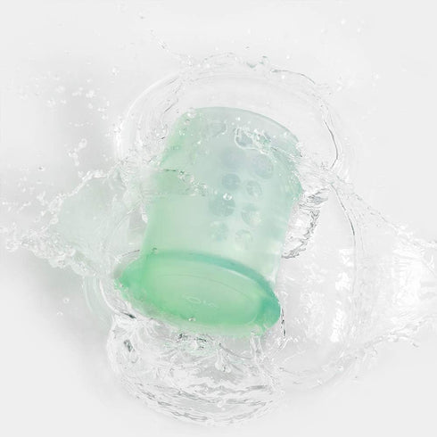 Olababy Silicone Training Cup for Babies, 6+ Mo to 12-18 Months, Transition to Sippy Cup & Smoothie Cup