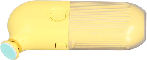 Srliya 6000RPM 6 Baby Electric Nail File Low Noise Adjust Speed Prevent Slip Nail Care Grinder with Heads