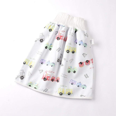 Generic aterproof aper Skirt for otty Training Baby Comfy Cloth aper Pant Toddler Elastic Loose Wide Leg Shorts