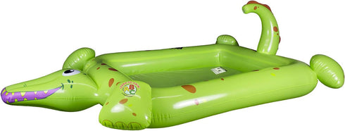 Inflatable Crocodile Spray Pool for Toddlers, Kiddie Swimming & Wading Pool by Poolmaster
