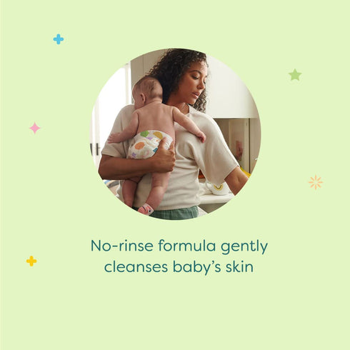 5 Oz (Pack 2) Babyganics Infant No-Rinse Micellar Cleanser, Fl