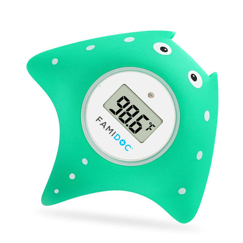 Baby Bath and Room Thermometer - Famidoc FDTH-V0-22, Upgraded Sensor Technology for Baby Health Bath Tub Thermometer