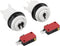 Arcade Button, 1P 2P Player Push Button DIY Kit for Arcade Joystick Games.