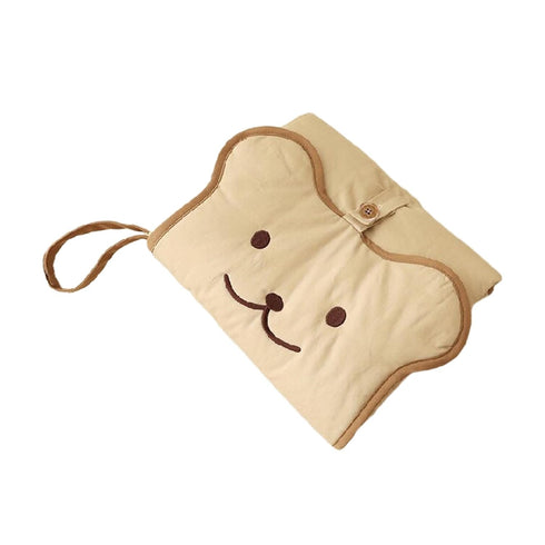 Uitndvyte Multifunctional Baby Changing Mat Foldable Diaper Changing Cushion Waterproof Cartoon Nappy Pad