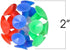 ArtCreativity Set of 12 Suction Cup Ball Toys for Kids, Sticky Tossing Balls for Indoor and Outdoor Play