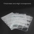 12 Pocket Coin Pages, 10 Sheets Plastic Holders for Coin Stamp Currency Collection, Collector Supplies