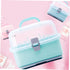 Portable Milk Bottle Storage Case for Travel & Home Use - Safe and Easy to Clean