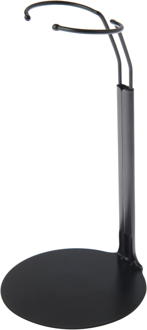 Plymor DSP-5175B Black Adjustable Doll Stand, Fits 10-12 inch Dolls or Action Figures, Pack of 6