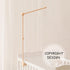 Baby Crib Mobile Arm - HBM Wooden Mobile Hanger for Crib Baby Girl Nursery Decor