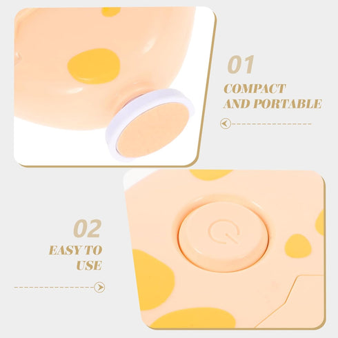 Trimmer NOLITOY Electric Nail for Safe and Quick Nail Polisher Cartoon Design Includes Grinding for Fingernail