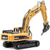 Gemini&Genius 1:50 Scale Diecast Drill Excavator Construction Site Vehicle Toys - Digger and Driller Collectibles