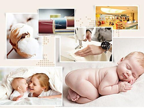 47" 47" Cute Organic Cotton Muslin Swaddle Blankets Premium Receiving Blanket for Boys & Girls x Baby Bear Blanket