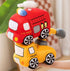 XIZHI Car Plush Toy Soft Stuffed Car Plush Pillow Toy CuteTractor Cartoon Throw Pillow Plushie Gifts for Kids Birthday