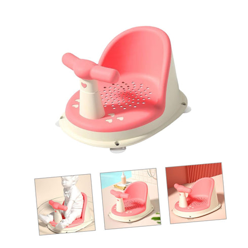 Bath Seat with Backrest for Support Non-Slip Bathtub Chair for Secure Bathing Comfortable Sit-up Design for Easy