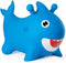 Blue Shark Bounce & Ride-on Inflatable Hopper - Toddler Toy with Pump for Fun Playtime
