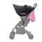 SOONHUA Stroller Sun Cover, Waterproof Umbrella for Stroller, Breathable Toddler Blackout Blind with Adjustable Strap